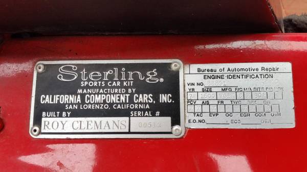 STERLING KIT CAR for sale in Lynnwood, WA – photo 7
