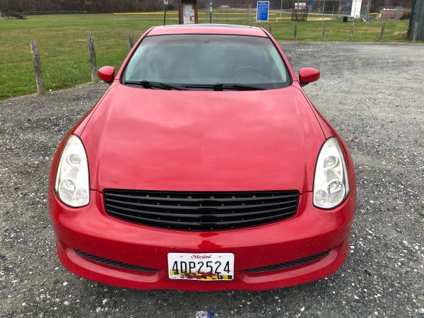2007 Infiniti G35 Sport 6MT Laser Red + Extra Parts - cars & trucks... for sale in Laurel, District Of Columbia – photo 2