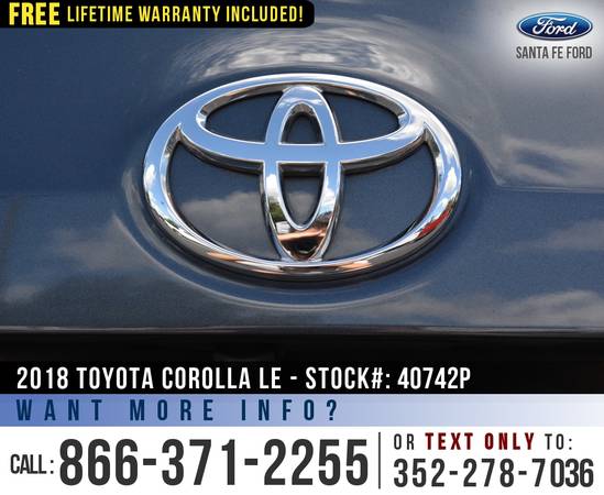 2018 Toyota Corolla LE *** Bluetooth, Cruise Control, Camera *** -... for sale in Alachua, AL – photo 20