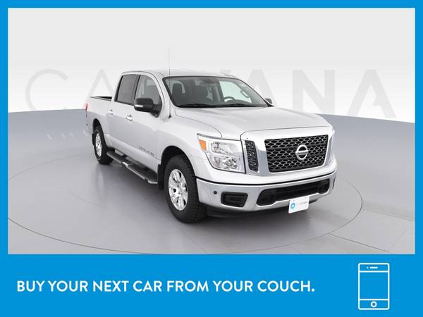 2018 Nissan Titan Crew Cab SV Pickup 4D 5 1/2 ft pickup Silver for sale in Washington, District Of Columbia – photo 12