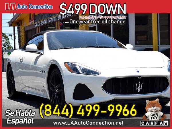2018 Maserati *GranTurismo* *Convertible* *Sport* $1,641 /mo for sale in Van Nuys, CA – photo 5
