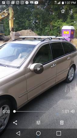 Mercedes C320 wagon 6 cylinder roof racks tinted A on gas new for sale in North Billerica, MA – photo 2