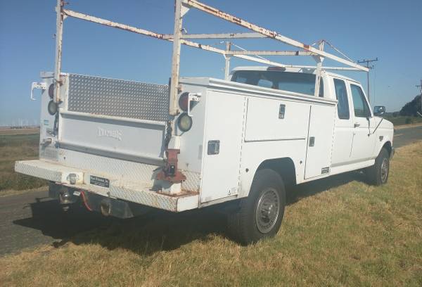 1994 Ford F250 XL 4x4 Diesel Extended Cab with Utility Body for sale in Stockton, CA – photo 4