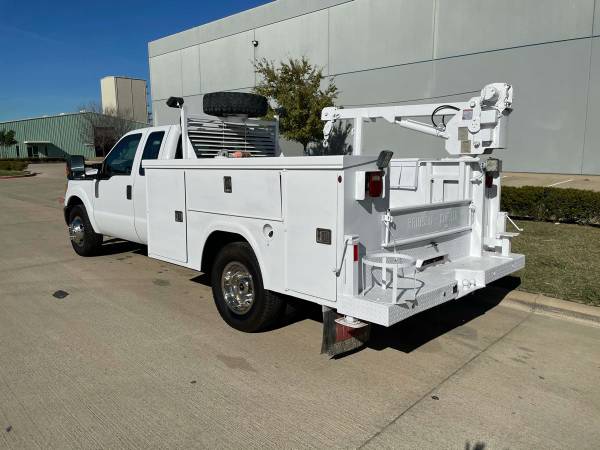 2011 Ford F-350 Extended Cab Dually Utility Bed with Auto Crane -... for sale in Mansfield, TX – photo 7