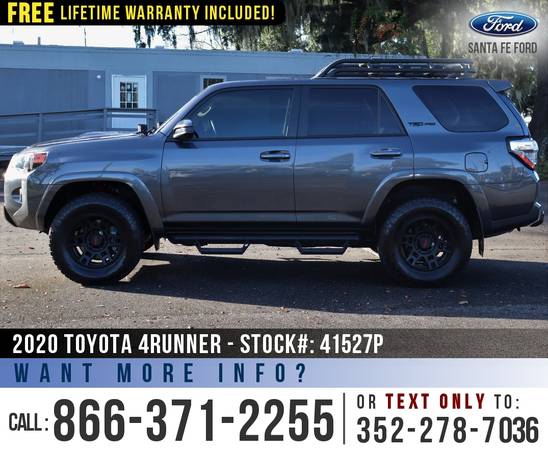 2020 TOYOTA 4RUNNER TRD PRO Sunroof, WiFi, Push to Start for sale in Alachua, FL – photo 4
