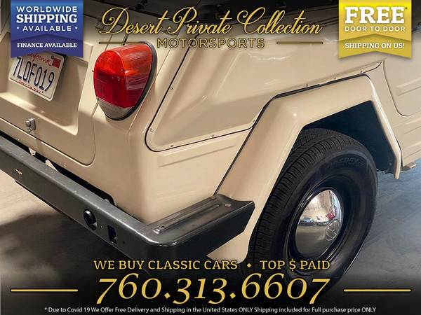 PRICE BREAK on this 1973 Volkswagen Thing Type 181 Convertible -... for sale in Palm Desert , CA – photo 6
