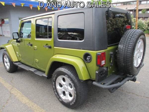 2008 Jeep Wrangler 4WD 4dr Unlimited Sahara D AND D AUTO - cars & for sale in Grants Pass, OR – photo 3