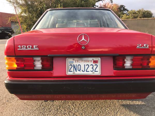 1989 MERCEDES BENZ 190E - cars & trucks - by owner - vehicle... for sale in Pasadena, CA – photo 3
