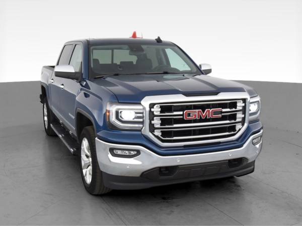 2017 GMC Sierra 1500 Crew Cab SLT Pickup 4D 5 3/4 ft pickup Blue - -... for sale in QUINCY, MA – photo 16