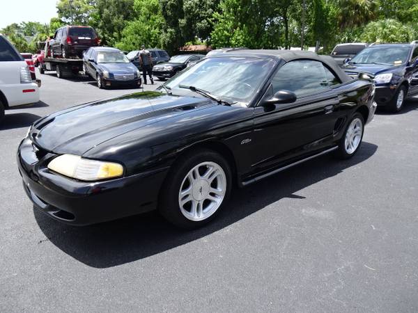1998 FORD MUSTANG GT-V8-RWD-2DR CONVERTIBLE- 98K MILES!!! $3,700 -... for sale in largo, FL – photo 3
