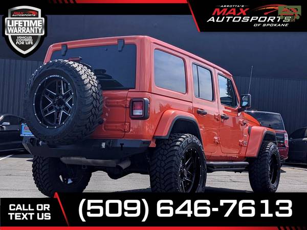 $743/mo - 2020 Jeep Wrangler Unlimited MAXED OUT SAHARA - LIFETIME... for sale in Spokane, ID – photo 6