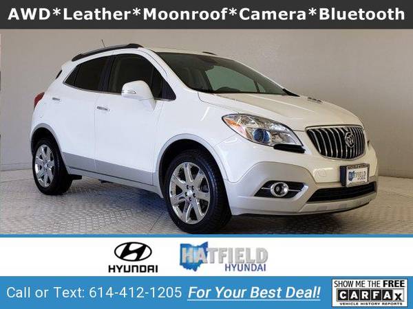 2016 Buick Encore Leather hatchback White - Bad Credit OK! for sale in Columbus, OH