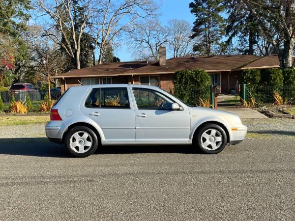2001 Volkswagen golf five-speed manual runs good low miles - cars &... for sale in Lakewood, WA