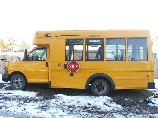 2015 Chevrolet 3500 Blue Bird Mini School Bus - cars & trucks - by... for sale in Wilson, NY – photo 2