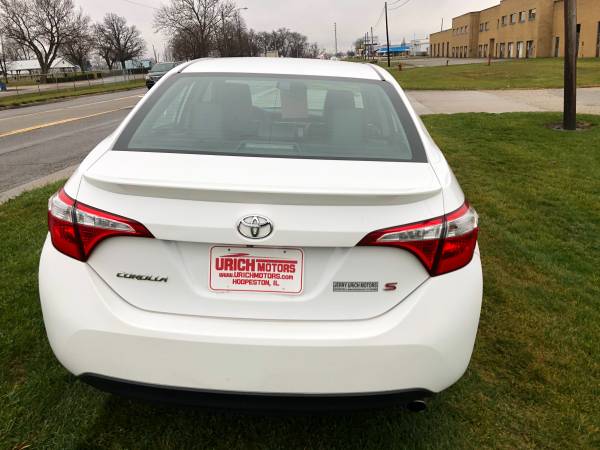 2015 Toyota Corolla S Sedan - cars & trucks - by dealer - vehicle... for sale in Hoopeston, IL – photo 4