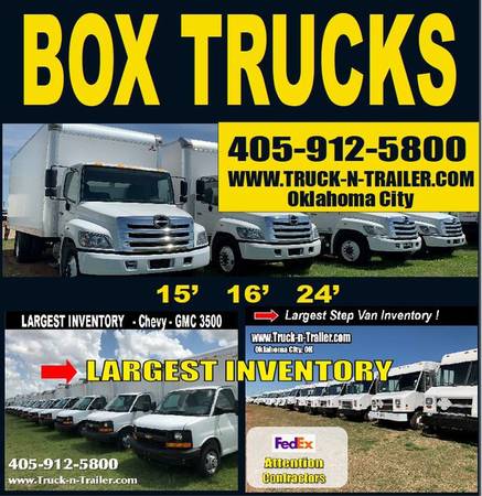 2017 HINO 268 26' Cargo Box, Auto, Diesel, 94K Miles, Tuck Away Lift... for sale in Oklahoma City, SD – photo 19