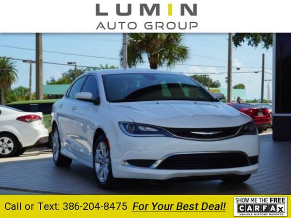2015 Chrysler 200 Limited sedan White for sale in New Smyrna Beach, FL