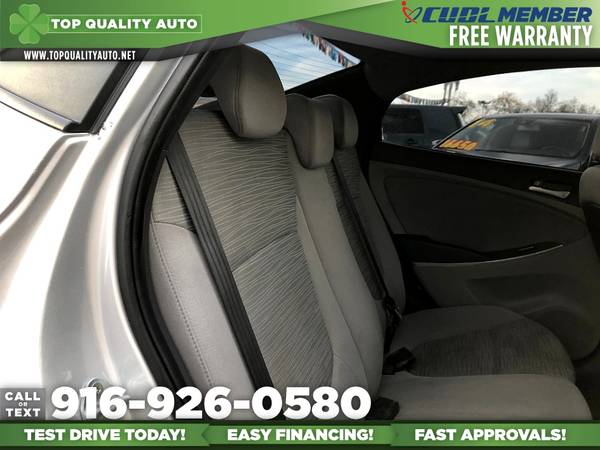 2017 Hyundai Accent SE Sedan for only $9,995 - cars & trucks - by... for sale in Rancho Cordova, CA – photo 18