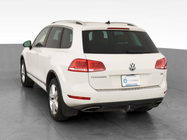 2013 VW Volkswagen Touareg TDI Lux Sport Utility 4D suv White - -... for sale in Las Vegas, NV – photo 8