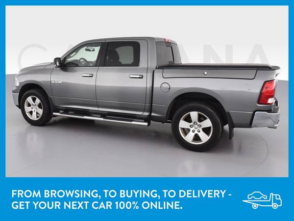 2009 Dodge 1500 Crew Cab SLT Pickup 4D 5 1/2 ft pickup Gray for sale in Washington, District Of Columbia – photo 5