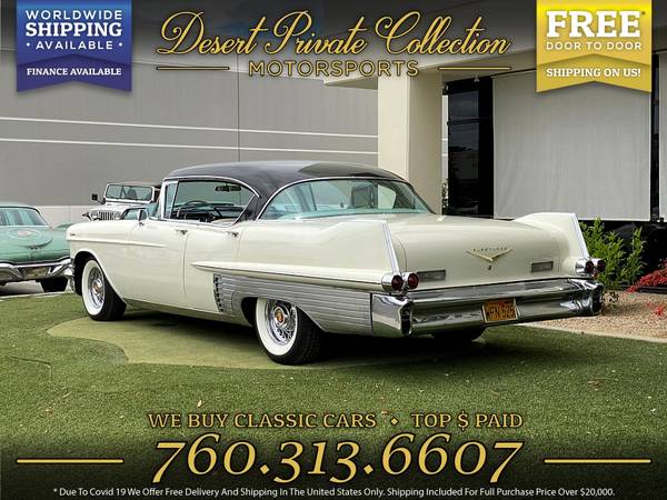 1957 Cadillac Fleetwood Restored Sedan with 52, 349 original miles for sale in Palm Desert, NY – photo 4