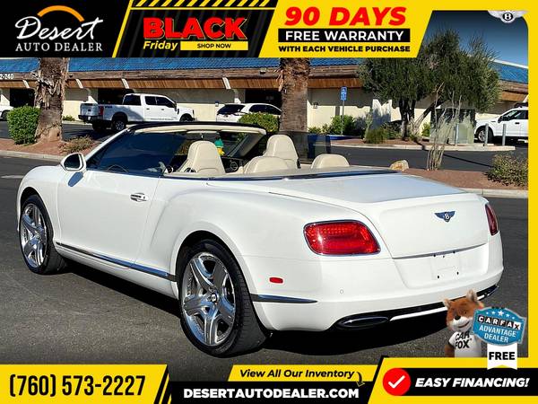 2014 Bentley Continental GT Convertible BEAUTIFUL inside and out! -... for sale in Palm Desert , CA – photo 4