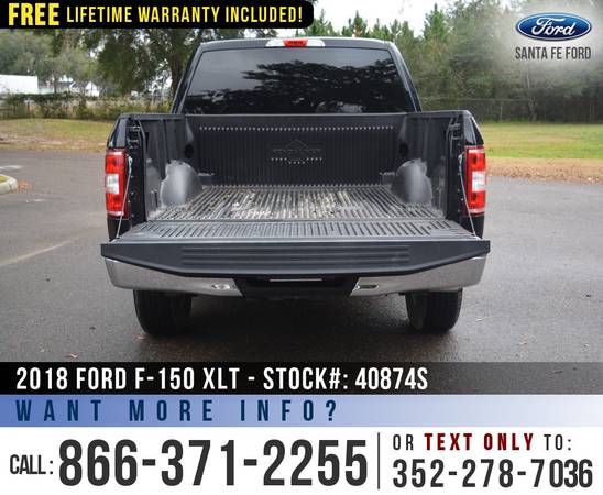 2018 FORD F-150 XLT 4X4 Leather, Backup Camera, F150 4WD for sale in Alachua, FL – photo 17