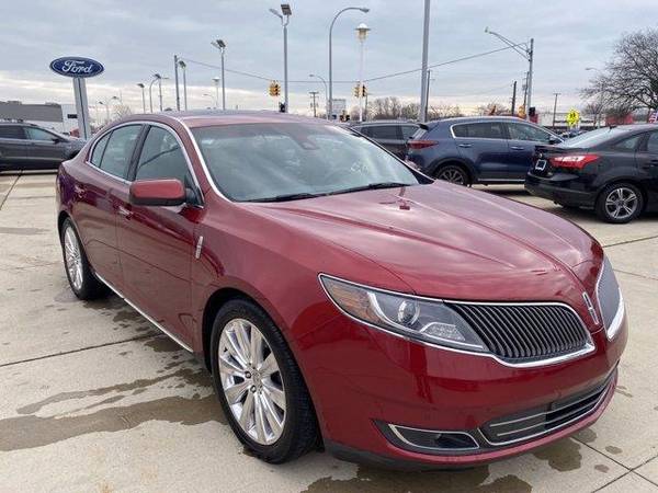 2015 Lincoln MKS sedan EcoBoost - Lincoln Ruby Red Metallic - cars &... for sale in St Clair Shrs, MI – photo 2