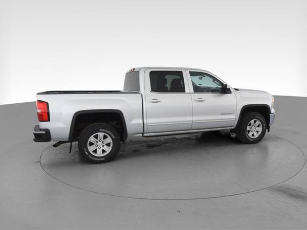 2015 GMC Sierra 1500 Crew Cab SLE Pickup 4D 6 1/2 ft pickup Silver -... for sale in Akron, OH – photo 12