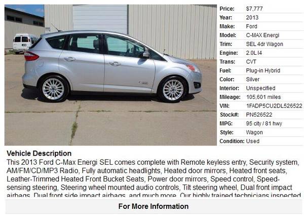2013 Ford C-Max - cars & trucks - by dealer - vehicle automotive sale for sale in Jefferson City, MO – photo 2