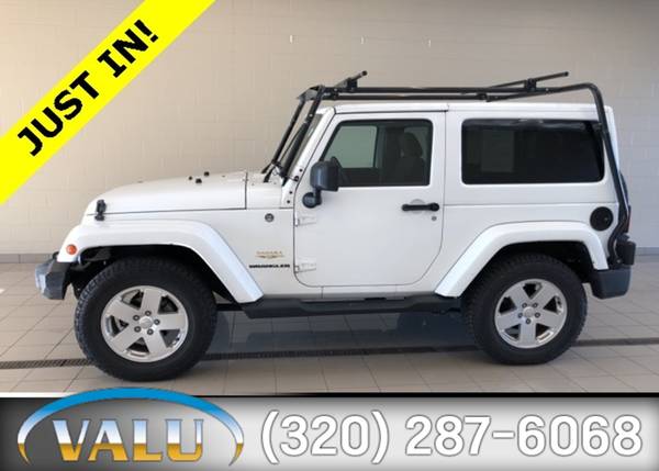 2012 Jeep Wrangler Sahara Bright White Clearcoat for sale in Morris, MN