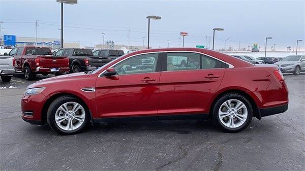 2017 Ford Taurus SEL sedan Red - - by dealer - vehicle for sale in Iowa City, IA – photo 5
