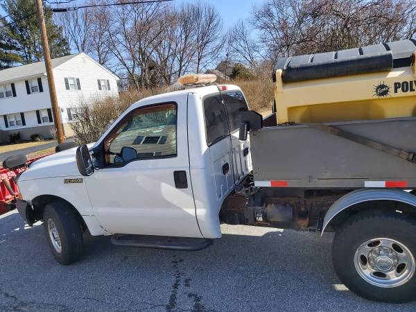 2003 Ford F 250 4 x 4 Dump with Plow & Sander - - by for sale in Woburn, MA – photo 3