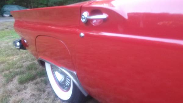 1957 Red Ford Thunderbird Convertible Body Off Resto EX CONDITION for sale in Marion, MA – photo 17