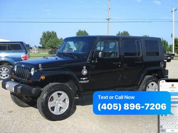 2010 Jeep Wrangler Unlimited Sahara 4x4 4dr SUV Financing Options... for sale in MOORE, OK – photo 4