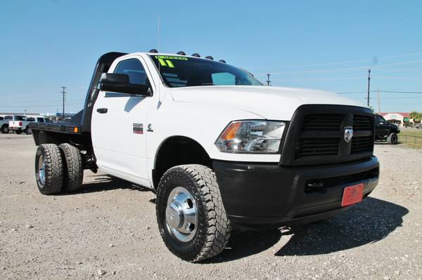 2011 RAM 3500 SLT 6 SPEED CUMMINS*FLATBED*COOPER... for sale in Liberty Hill, IN – photo 15