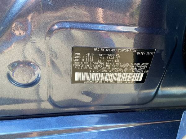 2018 Subaru Legacy 2 5i Premium AWD - 28, 000 Miles for sale in Chicopee, MA – photo 12