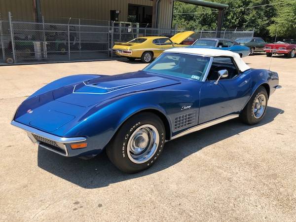 1971 Chevrolet Corvette Convertible 350ci LT1 330hp 4 Speed WITH... for sale in Mabank, TX