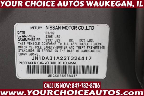 2002*NISSAN*MAXIMA GLE*70K 1OWNER LEATHER KYLS ALLOY GOOD TIRES 324417 for sale in WAUKEGAN, IL – photo 22