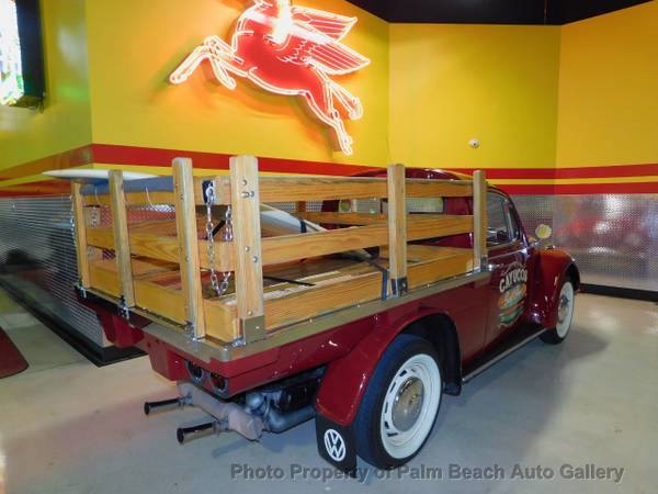 1967 *Volkswagen* *Beetle* *Surf Truck* Burgundy - cars & trucks -... for sale in Boynton Beach , FL – photo 3