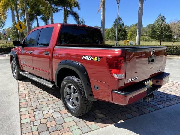 2014 Nissan Titan PRO-4X Tow Package Bed Liner New Tires Clean Title for sale in Okeechobee, FL – photo 3