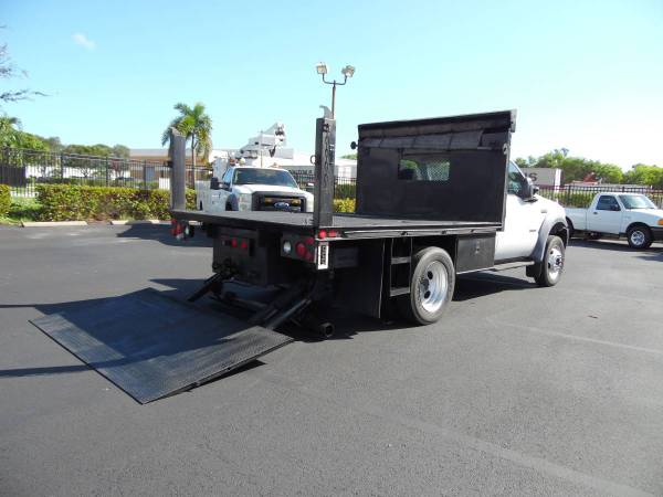 Ford F450 STAKE TRUCK FLATBED Utility Truck Flat Bed Truck w/LIFT... for sale in West Palm Beach, FL – photo 14