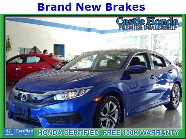 2016 Honda Civic Sedan sedan Cosmic Blue Metallic for sale in Morton Grove, IL – photo 6