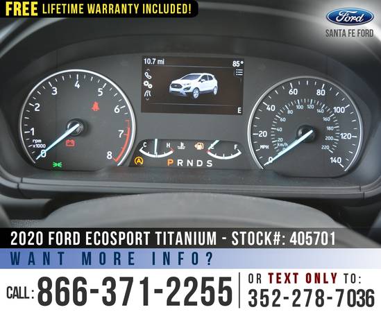 2020 FORD ECOSPORT TITANIUM SAVE Over 7, 000 off MSRP! for sale in Alachua, FL – photo 11