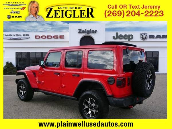 *2020* *Jeep* *Wrangler Unlimited* *Rubicon* - cars & trucks - by... for sale in Plainwell, MI – photo 2