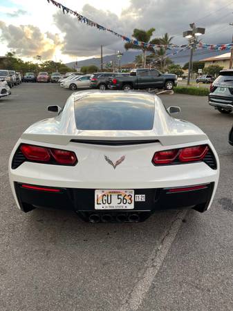 ((2017 CHEVORLET Corvette Stingray Coupe)) RED LEATHER INTERIOR -... for sale in Kahului, HI – photo 4
