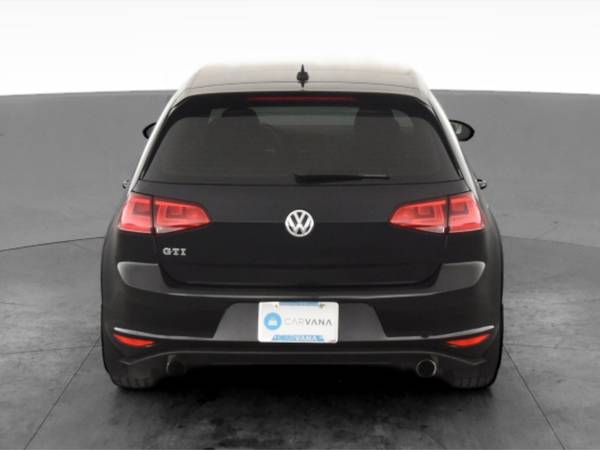 2017 VW Volkswagen Golf GTI S Hatchback Sedan 4D sedan Black -... for sale in Hugo, MN – photo 9
