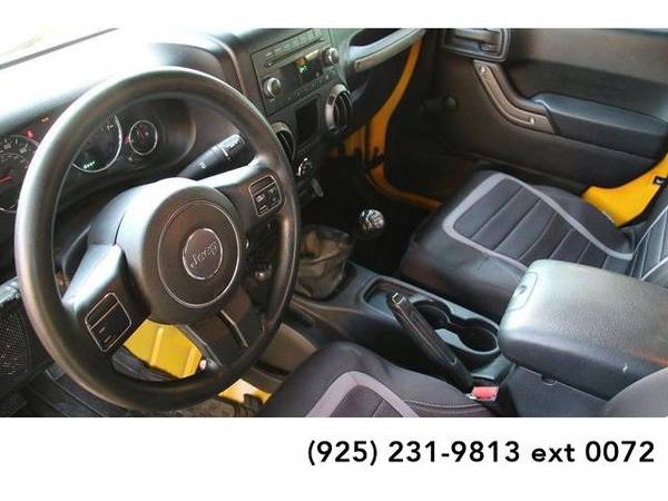 2011 Jeep Wrangler SUV Sport 2D Sport Utility (Yellow) for sale in Brentwood, CA – photo 4