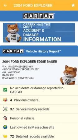 04 Ford Explorer AWD Eddie Bauer 156k/ - by for sale in East Hartford, CT – photo 22