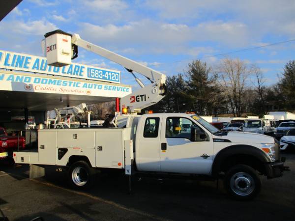 2015 Ford Super Duty F-550 DRW SUPER CAB 4X4, DIESEL, BUCKET TRUCK for sale in south amboy, IN – photo 2